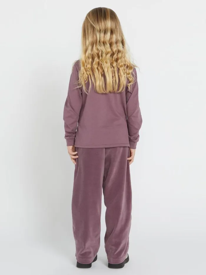 Kids TShirts and Tanks Volcom Girls Made From Stoke Long Sleeve Shirt 8211 Acai