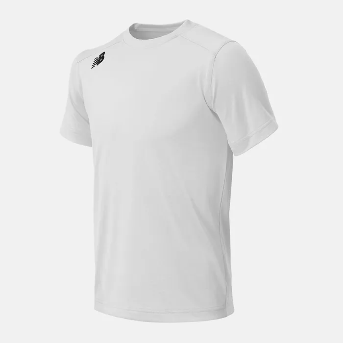 Kids Youth NB Short Sleeve Tech Tee White New Balance Tops