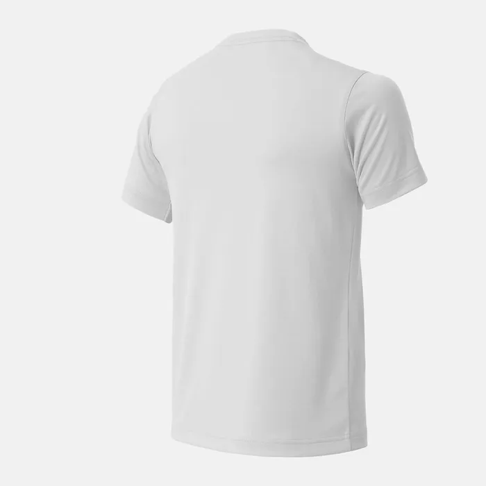 Kids Youth NB Short Sleeve Tech Tee White New Balance Tops