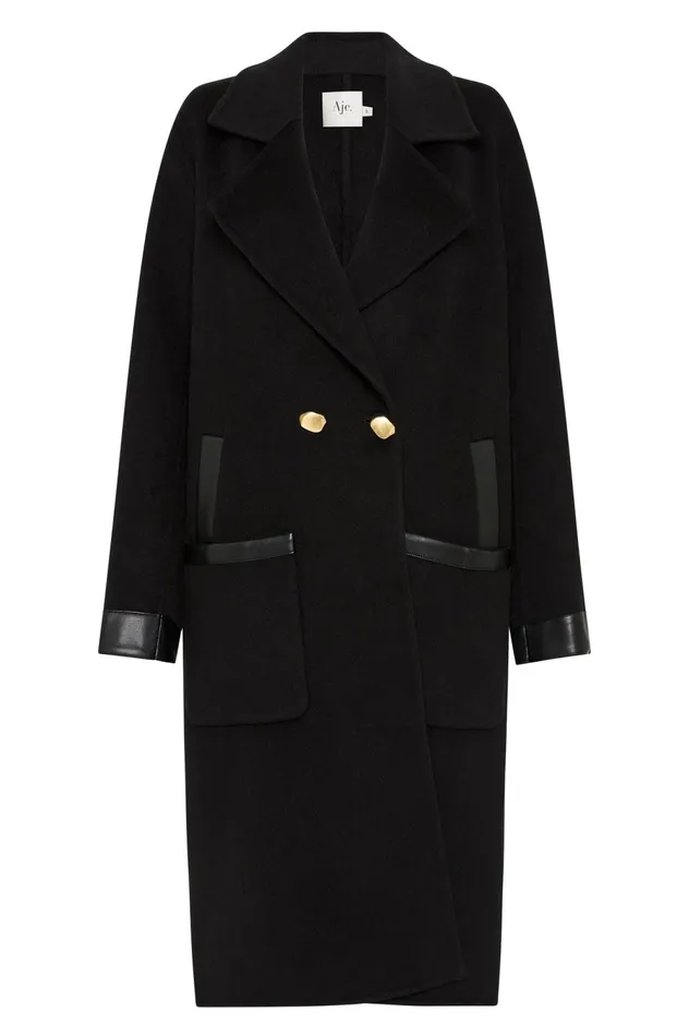 Kingston Coat Black Women Aje Blazers Jackets 038 Coats