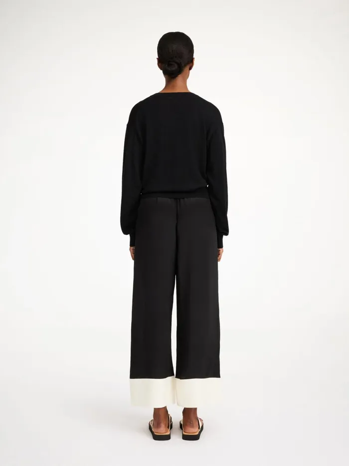 Knitwear Women By Malene Birger Mantea Woolblend Sweater Black Knitwear Women By Malene Birger Mantea Woolblend Sweater Black