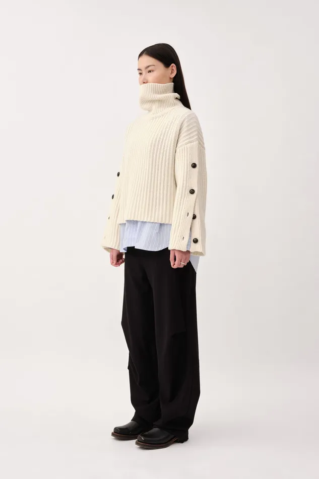 Knitwear Wonhundred Women Henley Ff White