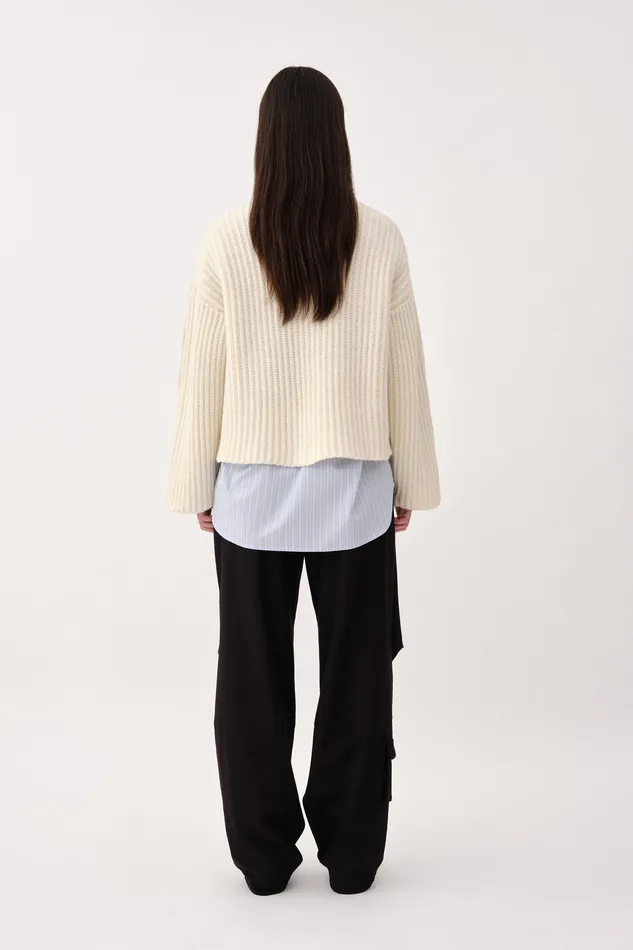 Knitwear Wonhundred Women Henley Ff White