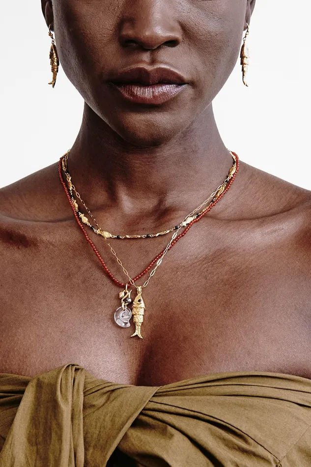 Koi Necklace Garnet Women Chan Luu Necklaces