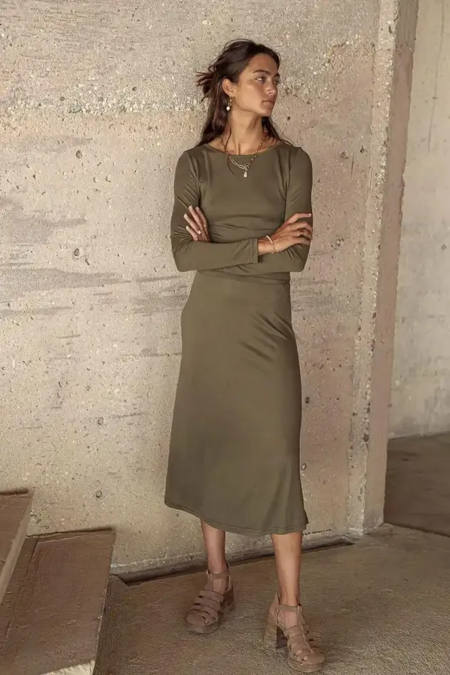 Krista Top In Olive Olive Women Bohme Sets