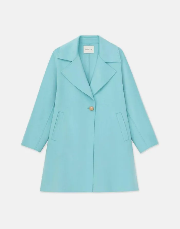 Lafayette 148 New York Brushed Cashmere Double Face Oversized Coat Sea Grass Ready To Wear Jackets and Blazers Lafayette 148 New York Brushed Cashmere Double Face Oversized Coat Sea Grass Ready To Wear Jackets and Blazers