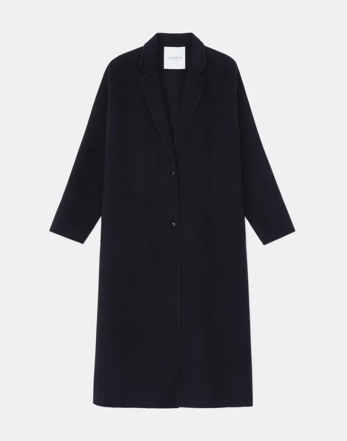 Lafayette 148 New York Cashmere Cardigan Coat Black Ready To Wear Coats and Outerwear