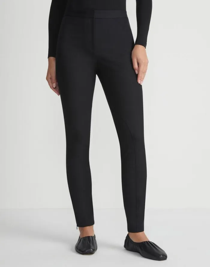 Lafayette 148 New York Jodhpur Cloth Leonard Legging Black Ready To Wear Pants and Shorts
