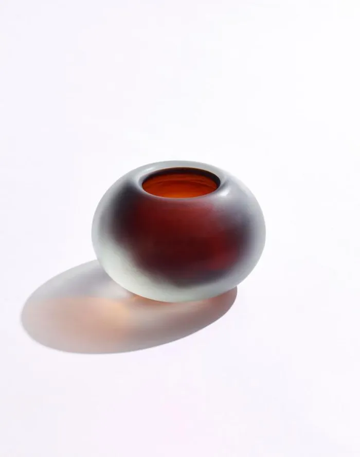 Lafayette 148 New York Rotando Vase X Murano Glass Ambra Accessories Home
