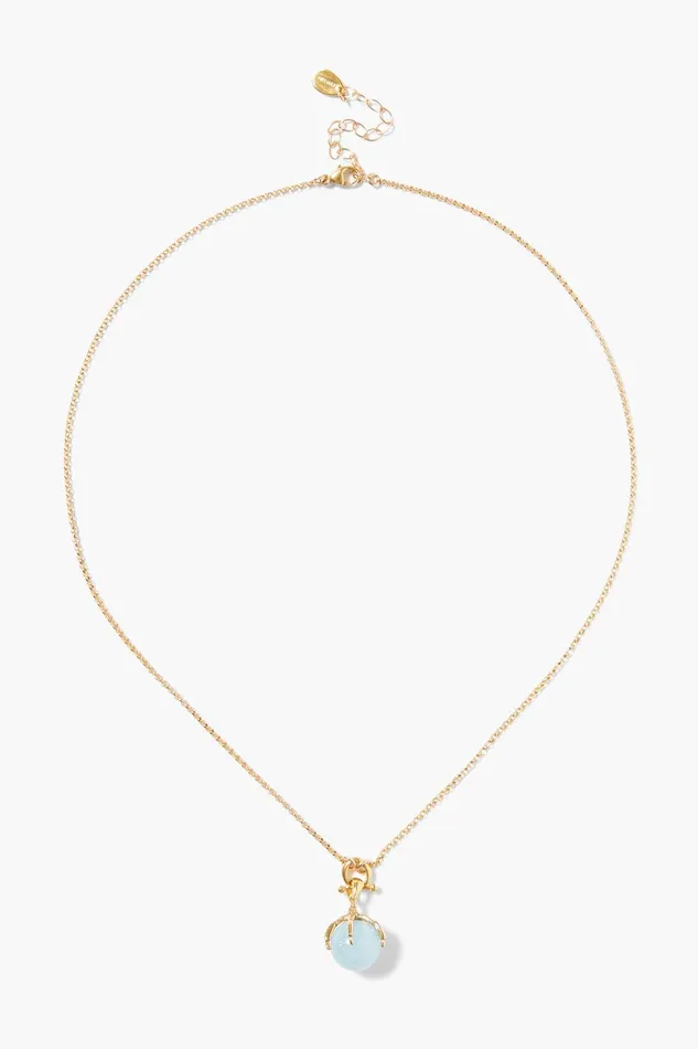 Lark Pendant Necklace Aquamarine Women Chan Luu Necklaces