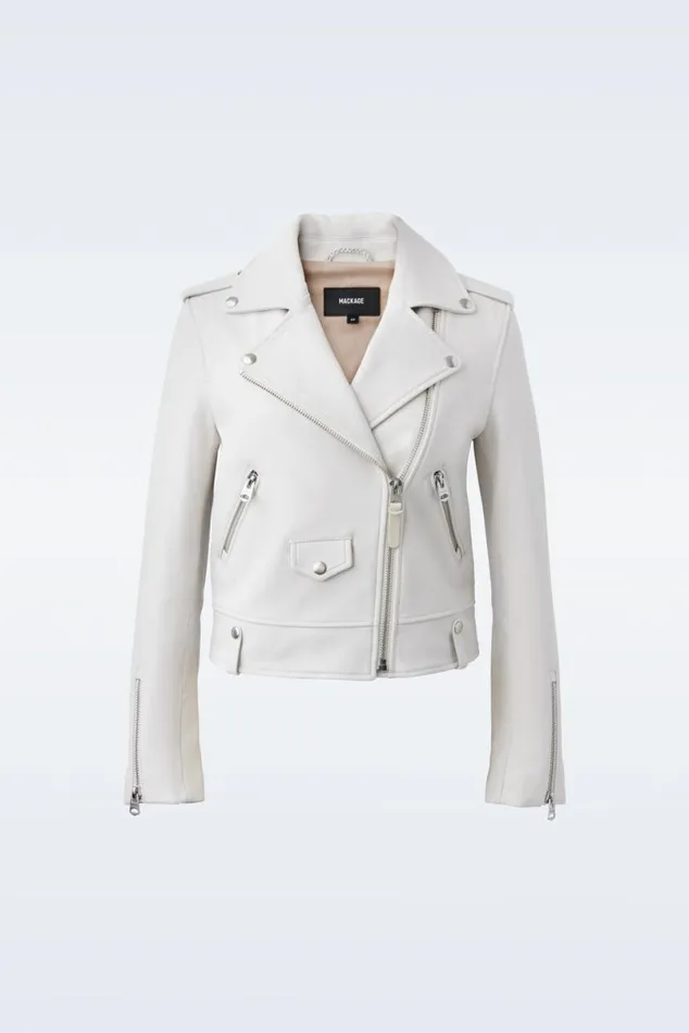 Leather Jackets Women Mackage BAYA R Leather Biker Jacket Black Leather Jackets Women Mackage BAYA R Leather Biker Jacket Black
