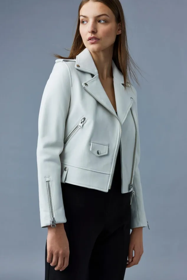 Leather Jackets Women Mackage BAYA R Leather Biker Jacket Black Leather Jackets Women Mackage BAYA R Leather Biker Jacket Black