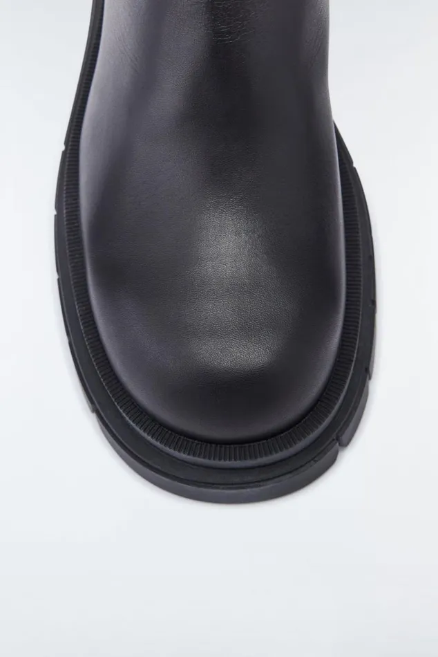 Leather Lined Boots Men Mackage STORM Shearlinglined R Leather Chelsea Boot For Men Black