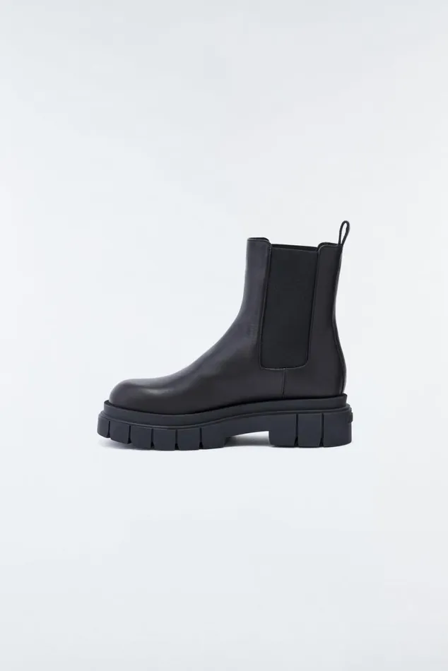 Leather Lined Boots Men Mackage STORM Shearlinglined R Leather Chelsea Boot For Men Black