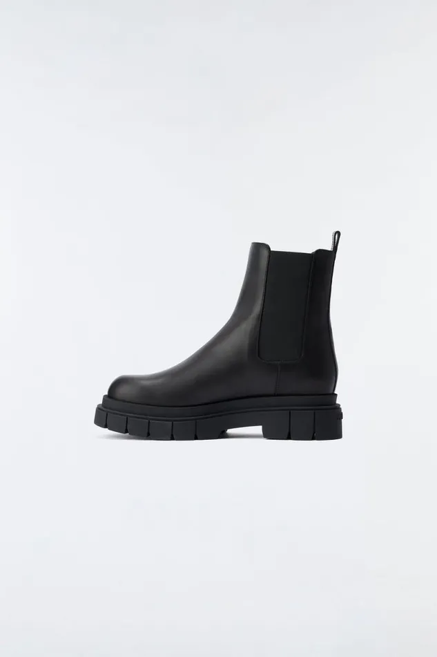 Leather Lined Boots Men Mackage STORM Unlined Lug Sole R Leather Chelsea Boot For Men Black Leather Lined Boots Men Mackage STORM Unlined Lug Sole R Leather Chelsea Boot For Men Black