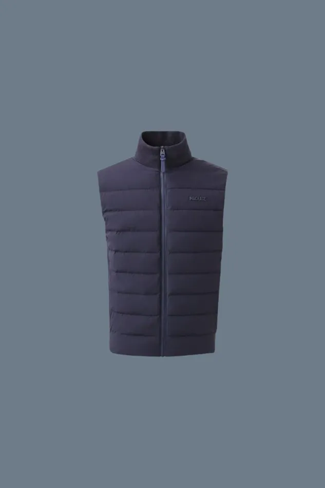 Light Down Jackets Men Mackage JACOB Rib Knit Light Down Vest Black Light Down Jackets Men Mackage JACOB Rib Knit Light Down Vest Black