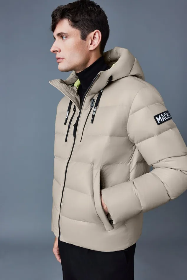 Light Down Jackets Men Mackage VICTOR Lustrous Light Down Jacket With Hood For Men Black Light Down Jackets Men Mackage VICTOR Lustrous Light Down Jacket With Hood For Men Black