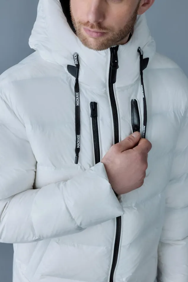Light Down Jackets Men Mackage VICTOR Lustrous Light Down Jacket With Hood For Men Black Light Down Jackets Men Mackage VICTOR Lustrous Light Down Jacket With Hood For Men Black