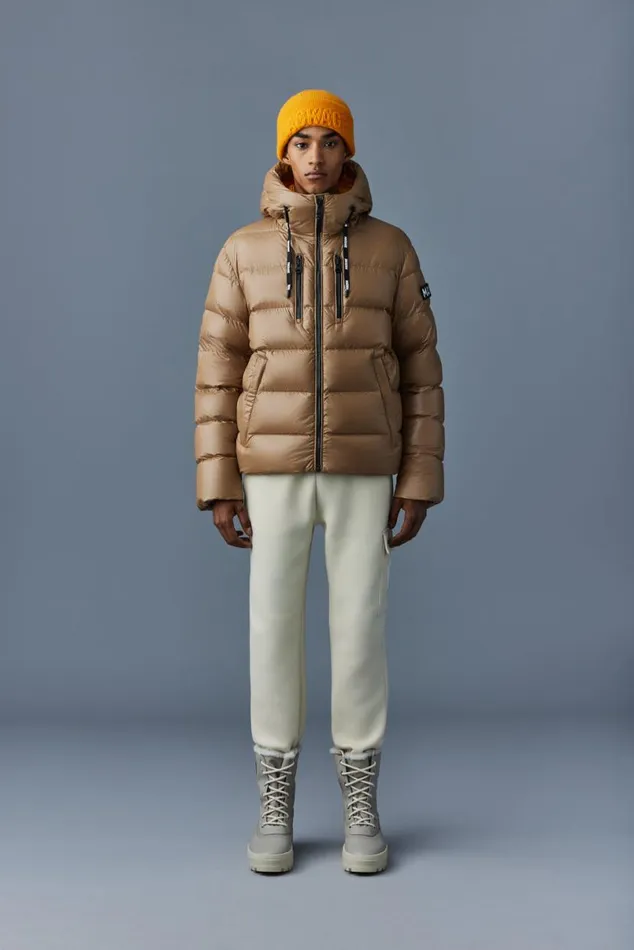 Light Down Jackets Men Mackage VICTOR Lustrous Light Down Jacket With Hood For Men Black Light Down Jackets Men Mackage VICTOR Lustrous Light Down Jacket With Hood For Men Black