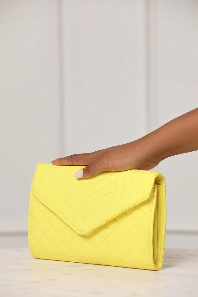 Lilly039s Kloset Bags Women Take Me Out Purse Yellow FINAL SALE