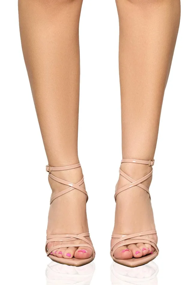 Lilly039s Kloset Heels Women Fergie Strappy Heel Nude