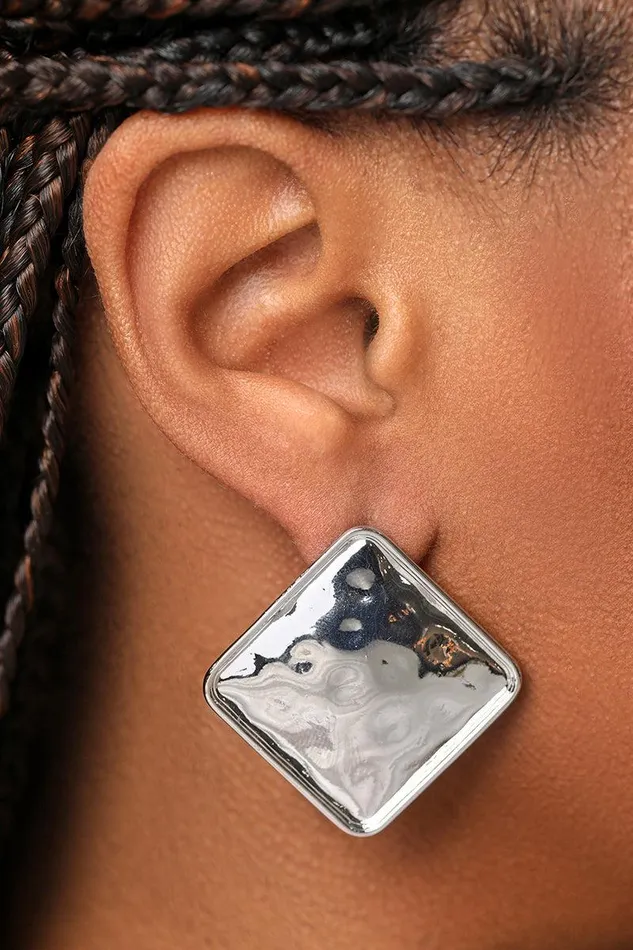 Lilly039s Kloset Jewelry Women Silver Square Studs