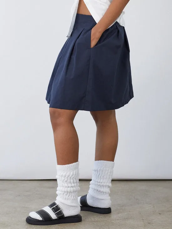 Lisa Says Gah Luna Skirt Navy Women Bottoms