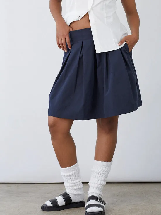 Lisa Says Gah Luna Skirt Navy Women Bottoms