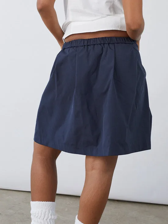 Lisa Says Gah Luna Skirt Navy Women Bottoms