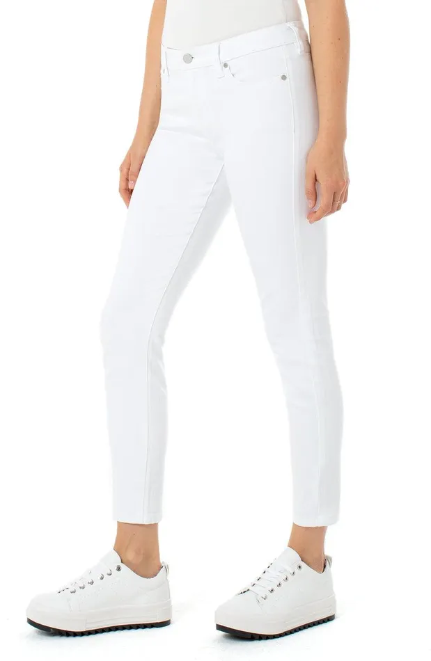 Liverpool Los Angeles ABBY ANKLE SKINNY STRETCH ECO Bright White Women SKINNY
