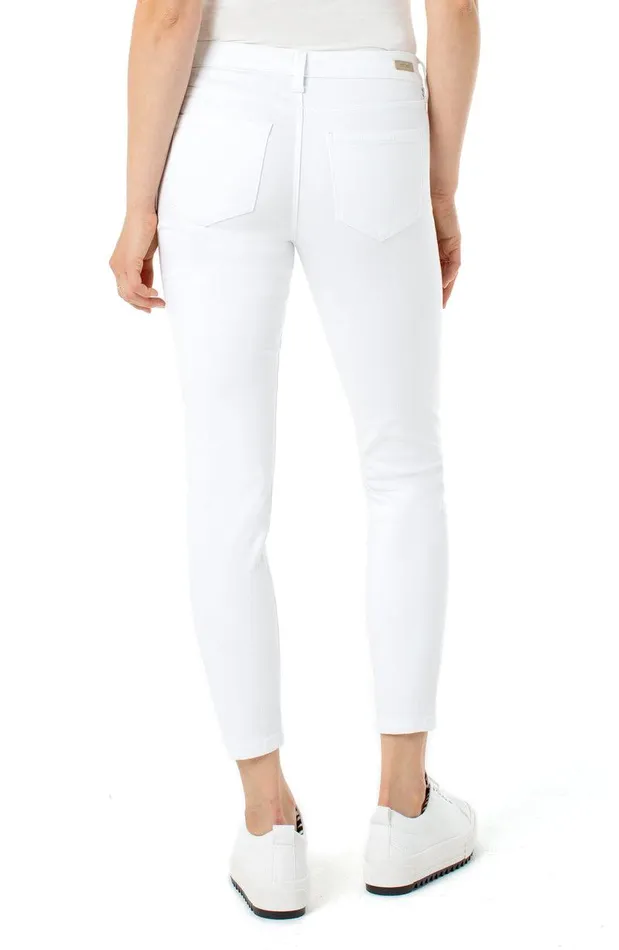 Liverpool Los Angeles ABBY ANKLE SKINNY STRETCH ECO Bright White Women SKINNY