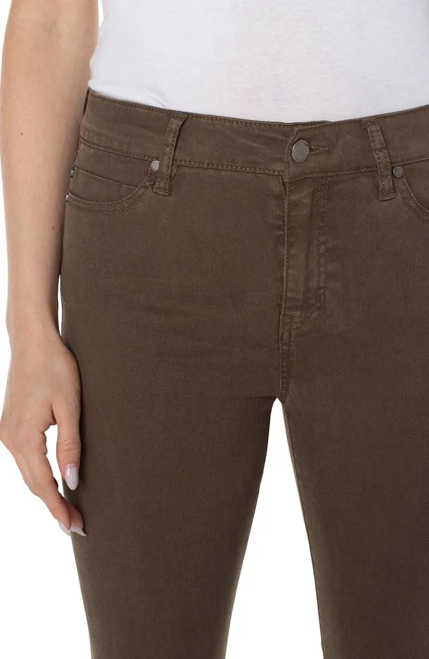 Liverpool Los Angeles ABBY SKINNY Olive Bark Women SKINNY