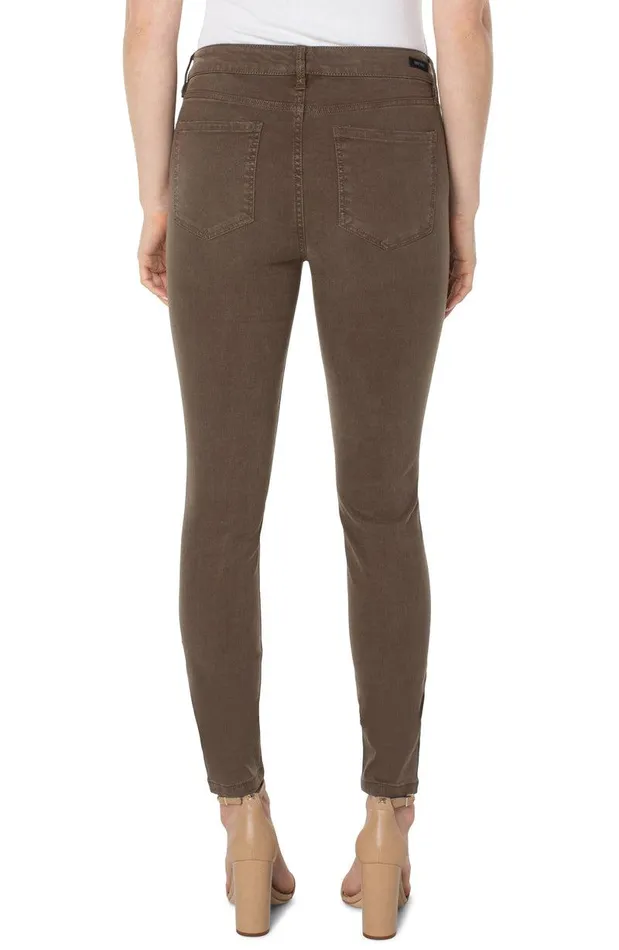 Liverpool Los Angeles ABBY SKINNY Olive Bark Women SKINNY