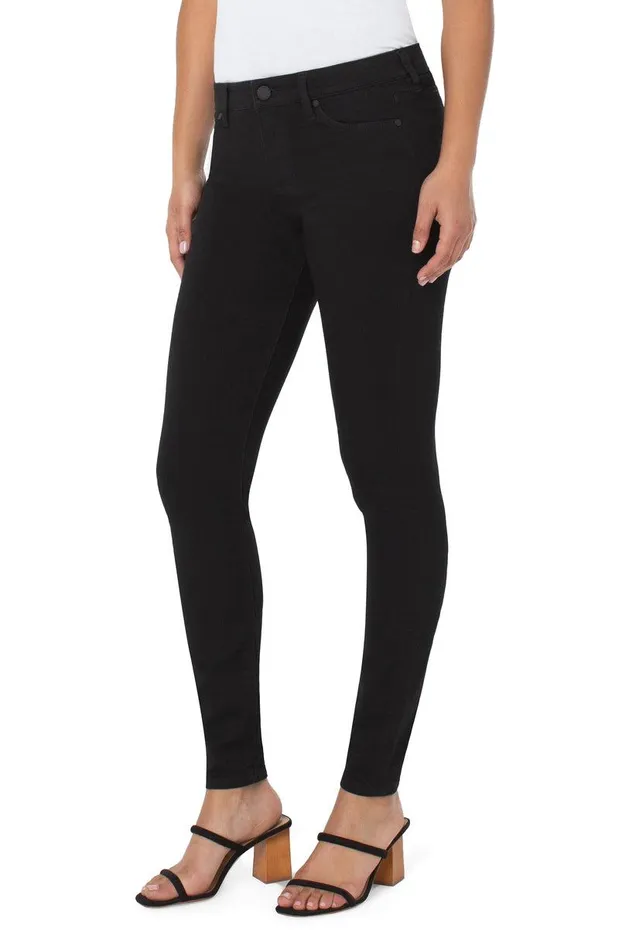 Liverpool Los Angeles ABBY SKINNY SILKY SOFT ECO Black Rinse Women SKINNY