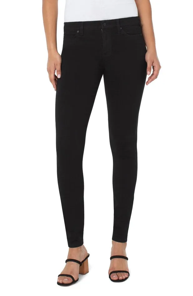 Liverpool Los Angeles ABBY SKINNY SILKY SOFT ECO Black Rinse Women SKINNY