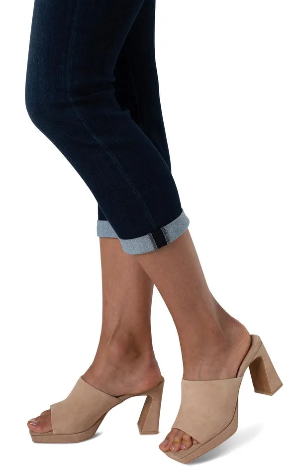 Liverpool Los Angeles CHLOE CROP ROLLED CUFF Catalina Women HIRISE