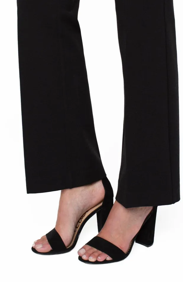 Liverpool Los Angeles KELSEY FLARE TROUSER SUPER STRETCH PONTE Black Women TROUSERS