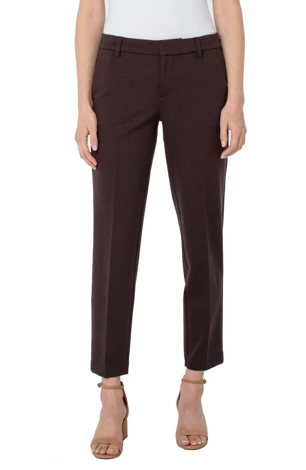Liverpool Los Angeles KELSEY KNIT TROUSER SUPER STRETCH PONTE Java Women TROUSERS