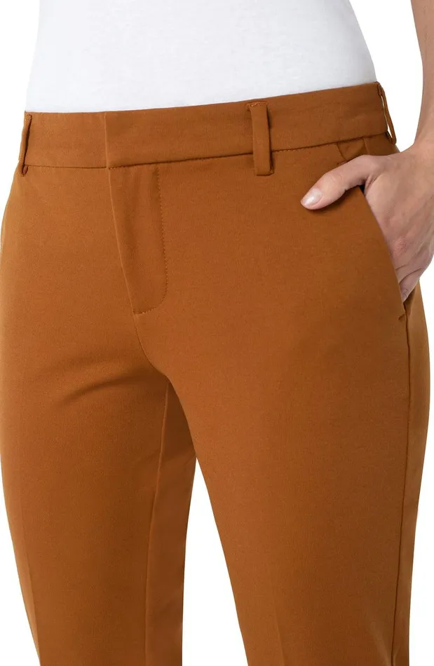 Liverpool Los Angeles KELSEY KNIT TROUSER SUPER STRETCH PONTE Walnut Brown Women TROUSERS