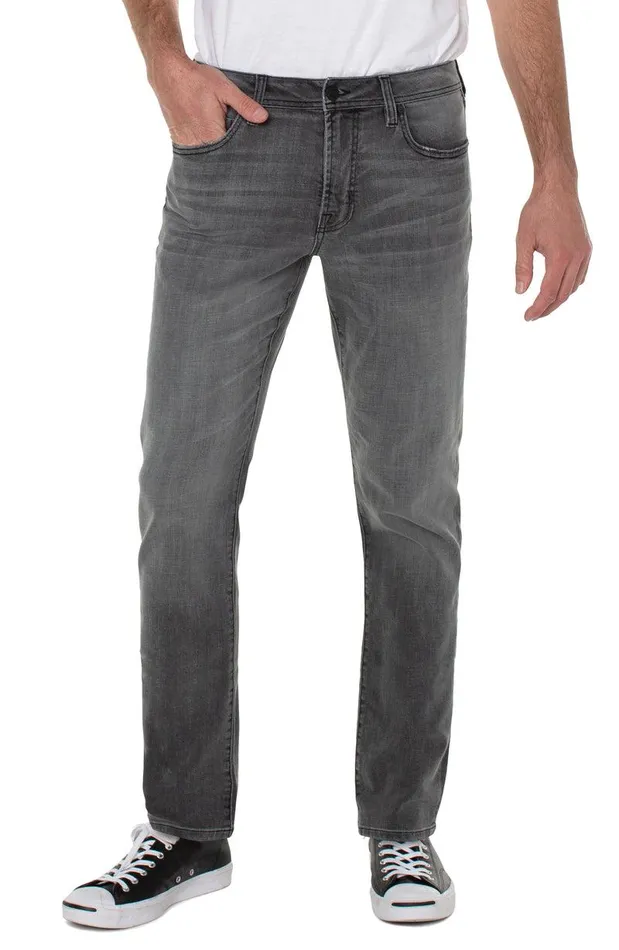 Liverpool Los Angeles KINGSTON MODERN STRAIGHT BLACK DENIM ECO La Fayette Men JEANS