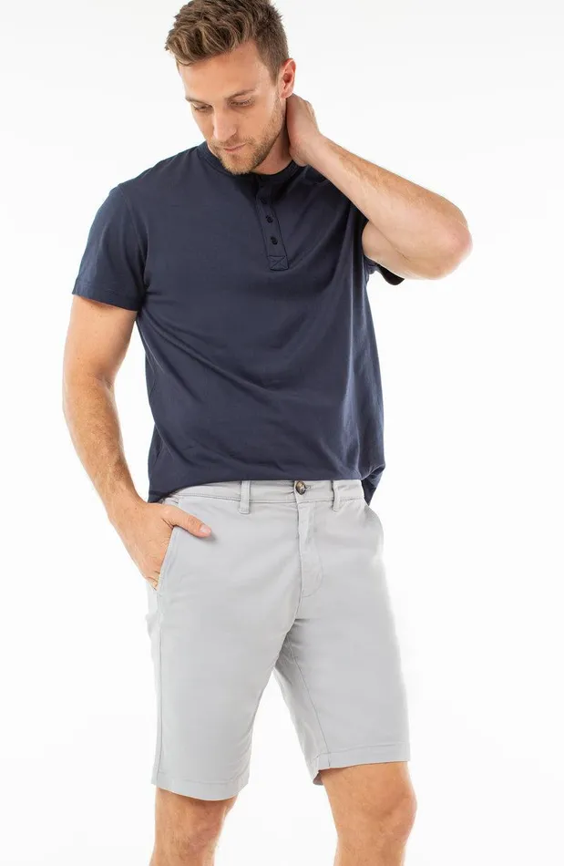 Liverpool Los Angeles MODERN FIT TWILL SHORT Fog Men TWILL SHORTS