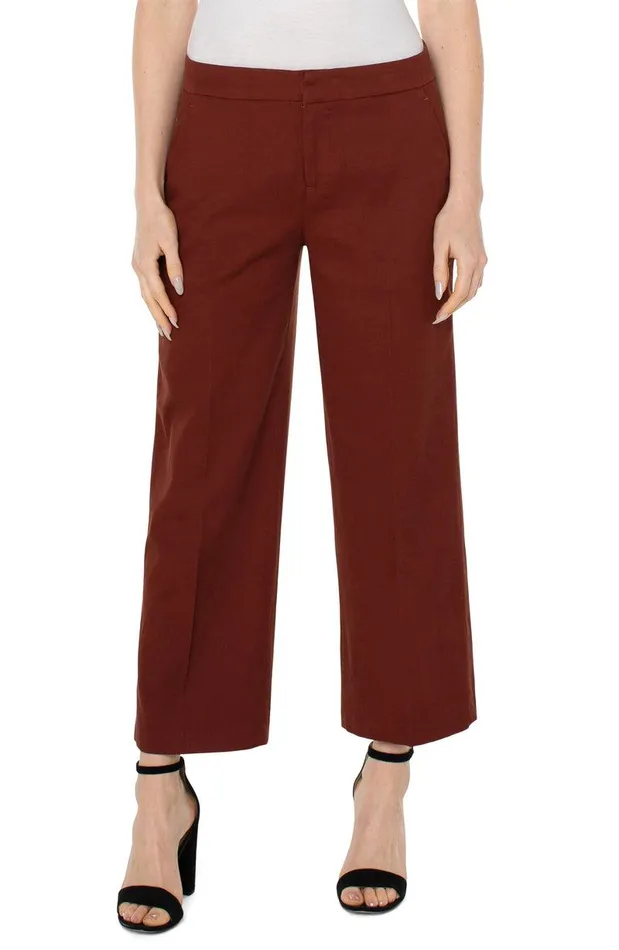 Liverpool Los Angeles WIDE LEG ANKLE TROUSER Brunette Women TROUSERS