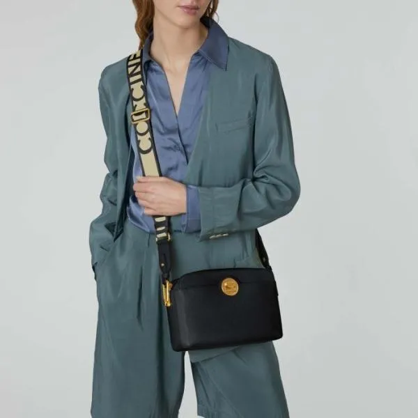 Liya Signature Medium Noir Women Coccinelle Crossbody Bags Liya Signature Medium Noir Women Coccinelle Crossbody Bags