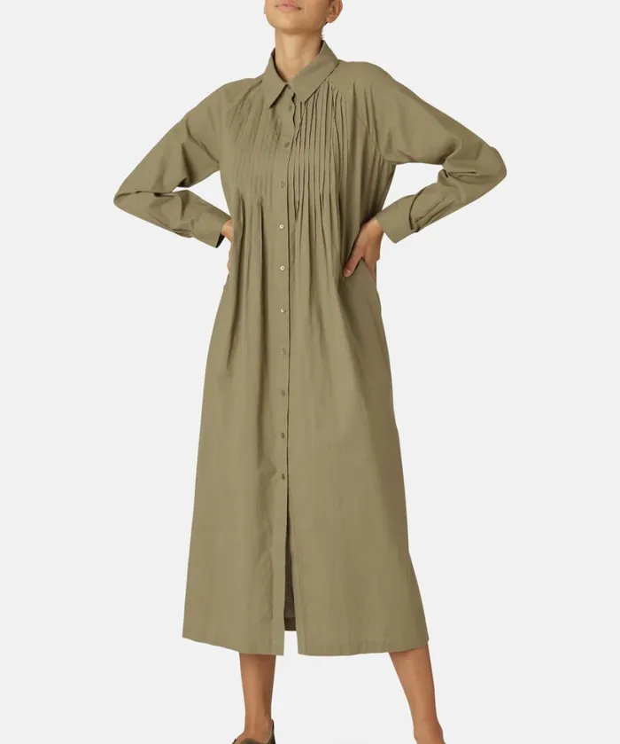 Long Dress 8211 Sage Clothing Ilse Jacobsen Dresses Long