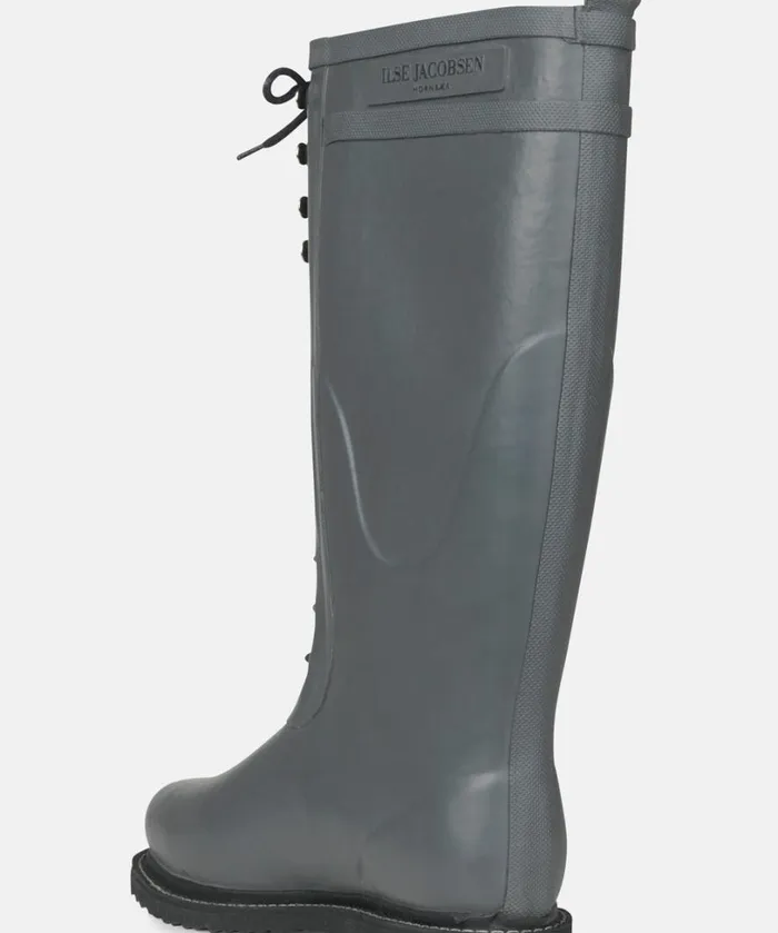 Long Rubber Boots 8211 Grey Rainboots Ilse Jacobsen Rainboots Long