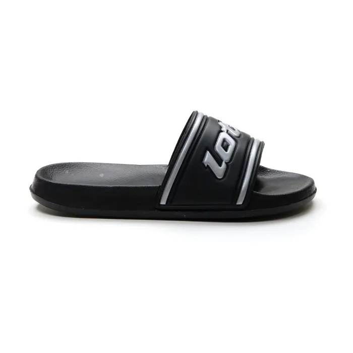 Lotto Sport FlipFlops And Slippers Woman MIDWAY IV SLIDE W All Blacksilver Metal 2