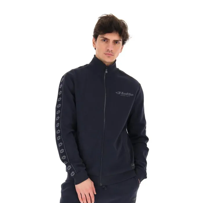 Lotto Sport Jackets ManWoman ATHLETICA DUE IV SWEAT FZ PL Navy Blue