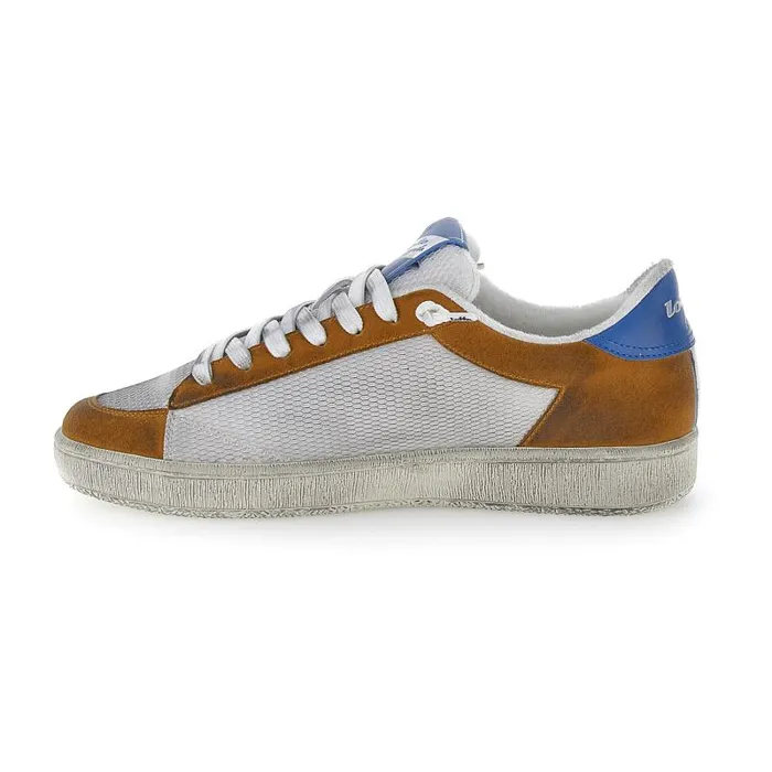 Lotto Sport Leggenda Man AUTOGRAPH GRID 2 Whitespruce Yellowvallarta Blue