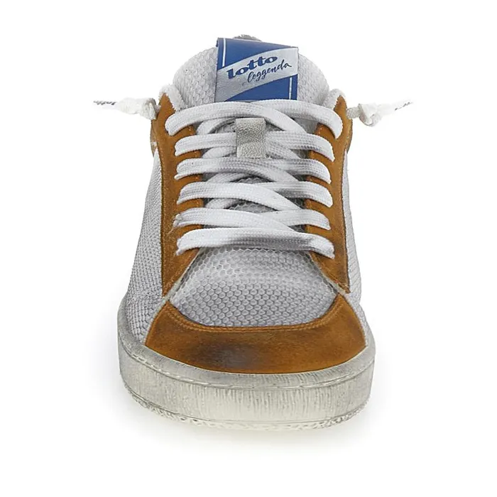 Lotto Sport Leggenda Man AUTOGRAPH GRID 2 Whitespruce Yellowvallarta Blue