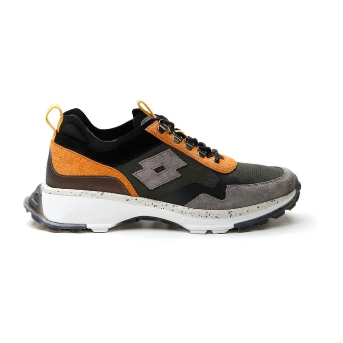 Lotto Sport Leggenda Man TOKYO FUJI Grape Leafwarm Gray 11usunburn Orange